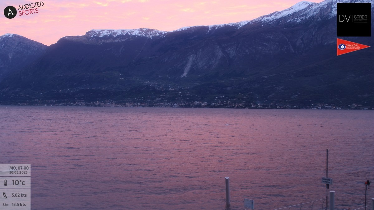 Archiv Foto Webcam Gardasee Campione del Garda