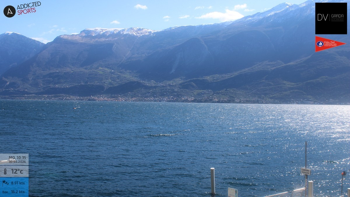 Archiv Foto Webcam Gardasee Campione del Garda