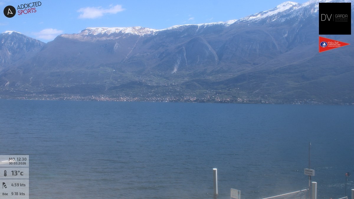 Archiv Foto Webcam Gardasee Campione del Garda