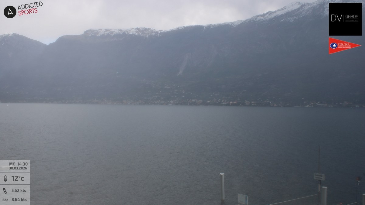 Archiv Foto Webcam Gardasee Campione del Garda
