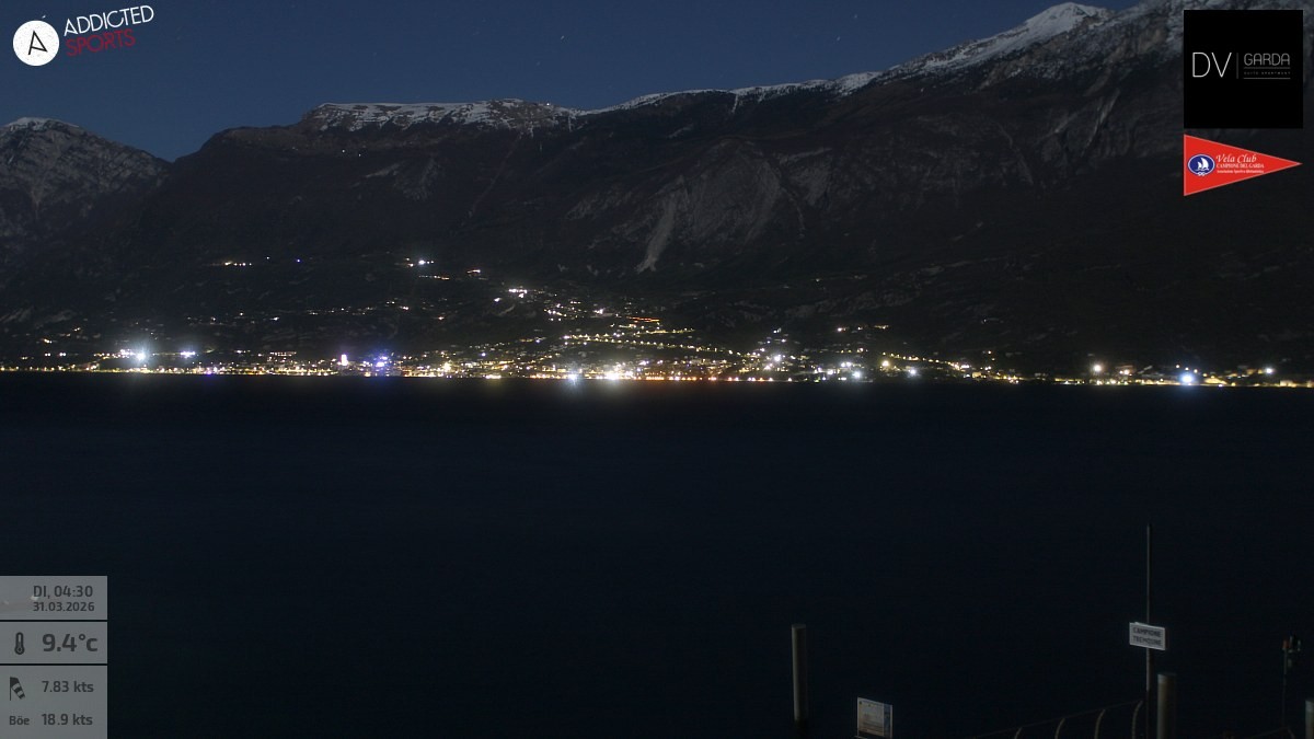 Archiv Foto Webcam Gardasee Campione del Garda