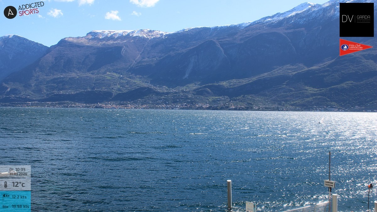 Archiv Foto Webcam Gardasee Campione del Garda