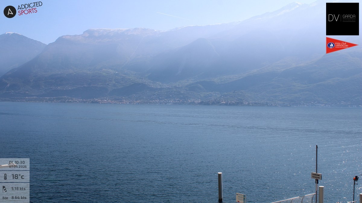 Archiv Foto Webcam Gardasee Campione del Garda