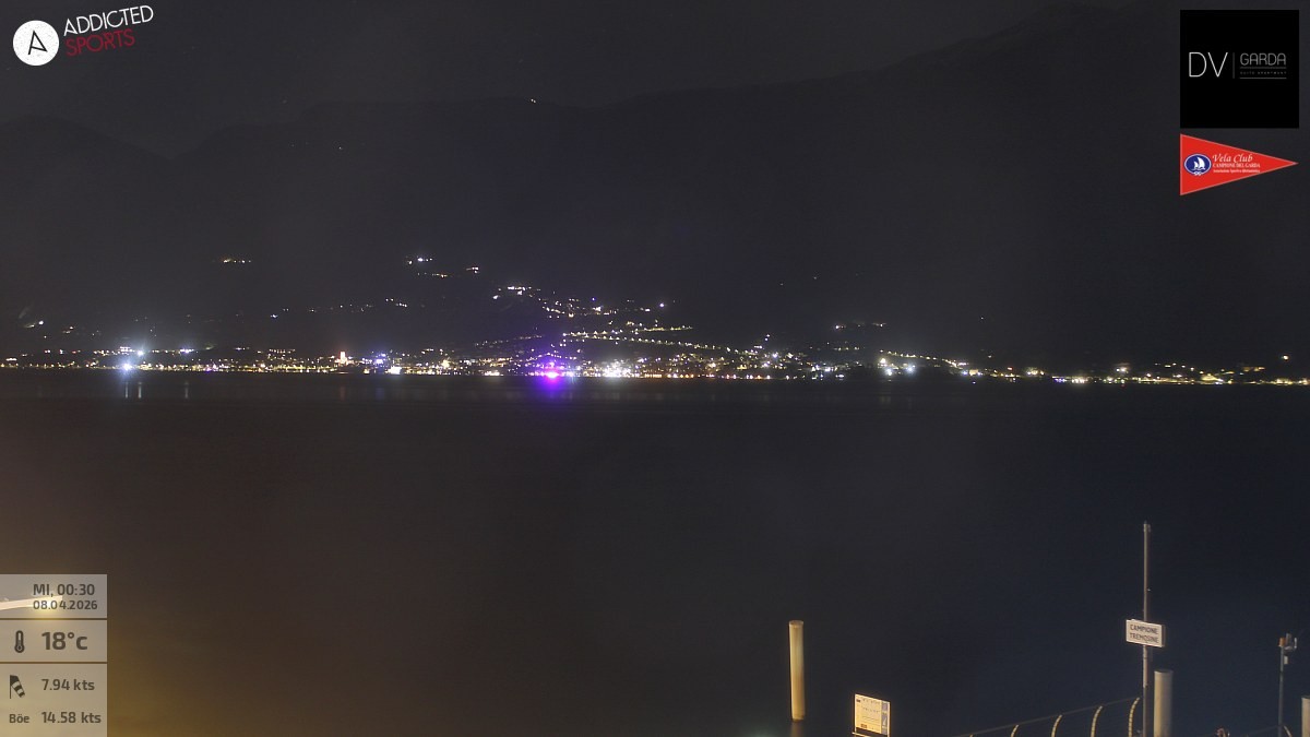 Archived image Webcam Campione del Garda - Lake Garda
