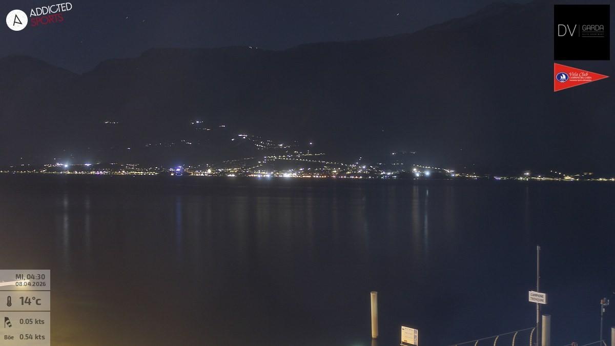 Archived image Webcam Campione del Garda - Lake Garda