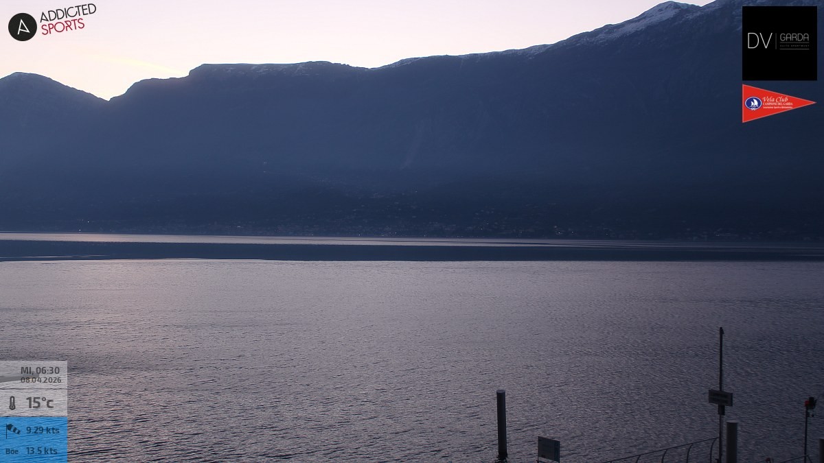 Archived image Webcam Campione del Garda - Lake Garda