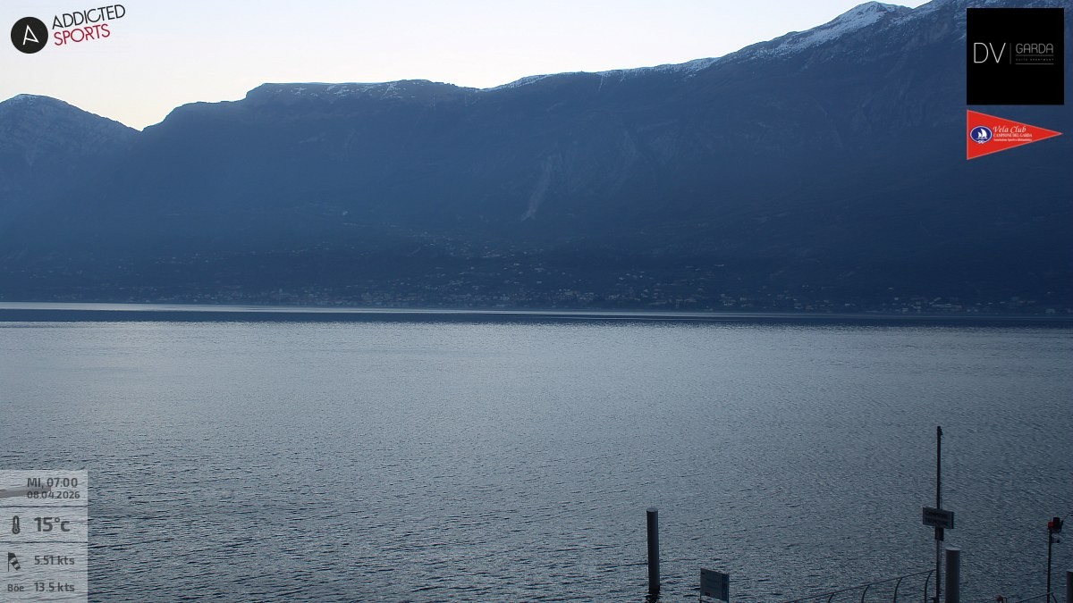 Archived image Webcam Campione del Garda - Lake Garda