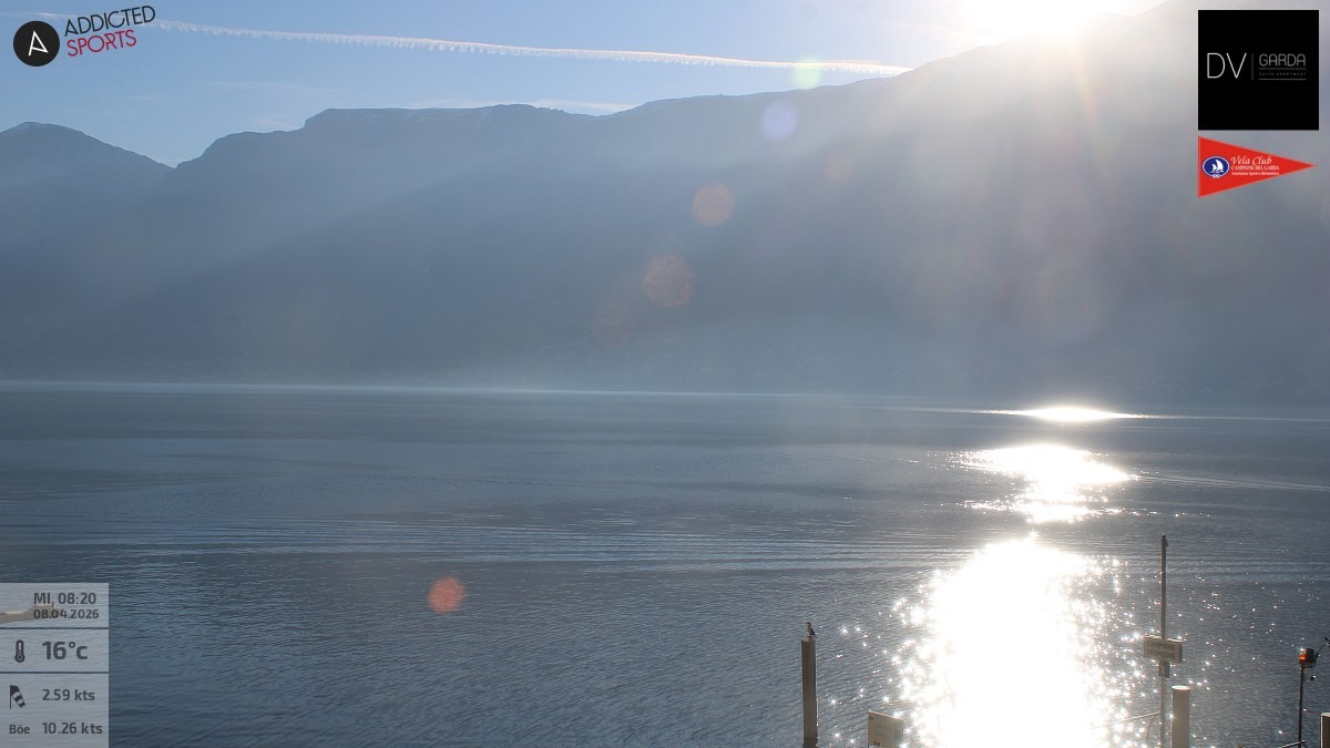 Archived image Webcam Campione del Garda - Lake Garda