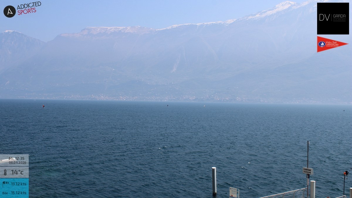 Archived image Webcam Campione del Garda - Lake Garda