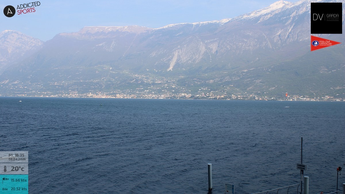 Archived image Webcam Campione del Garda - Lake Garda