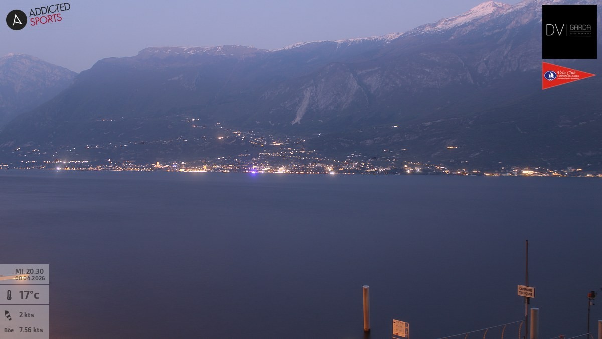 Archiv Foto Webcam Gardasee Campione del Garda