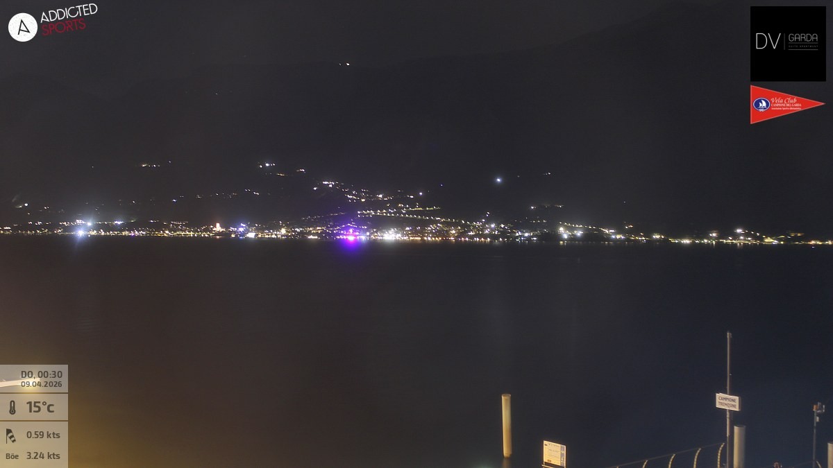 Archiv Foto Webcam Gardasee Campione del Garda