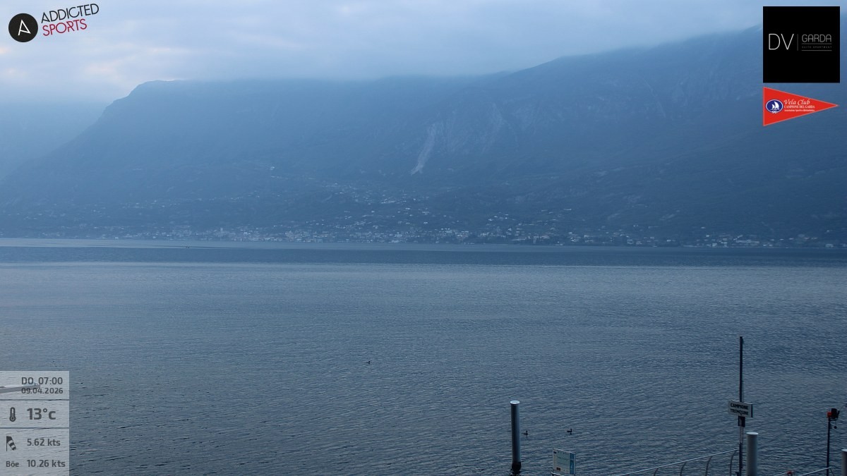 Archived image Webcam Campione del Garda - Lake Garda