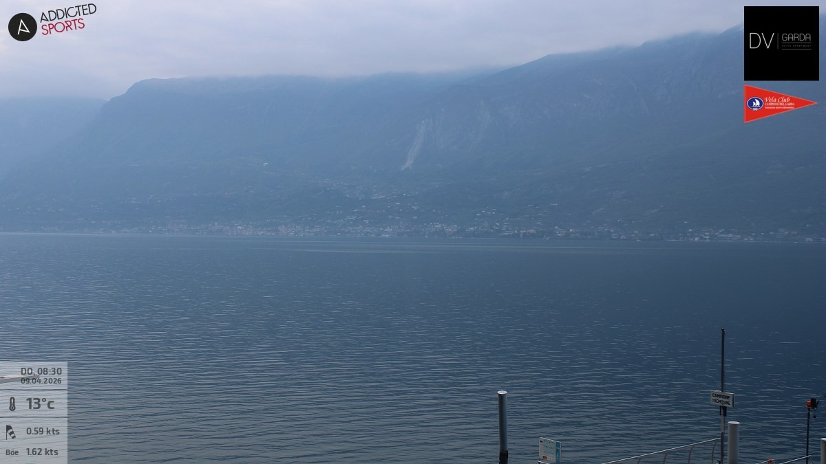 Archived image Webcam Campione del Garda - Lake Garda
