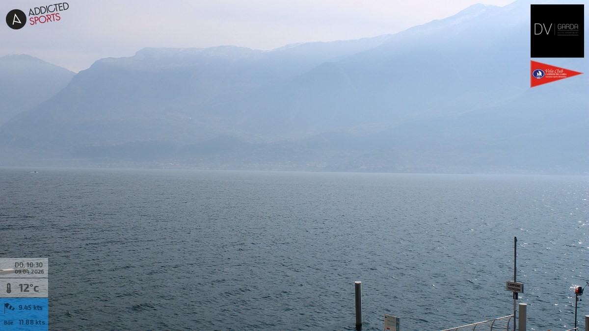 Archiv Foto Webcam Gardasee Campione del Garda