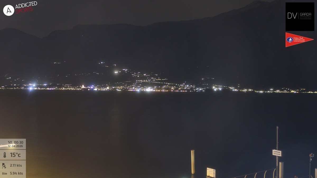 Archiv Foto Webcam Gardasee Campione del Garda