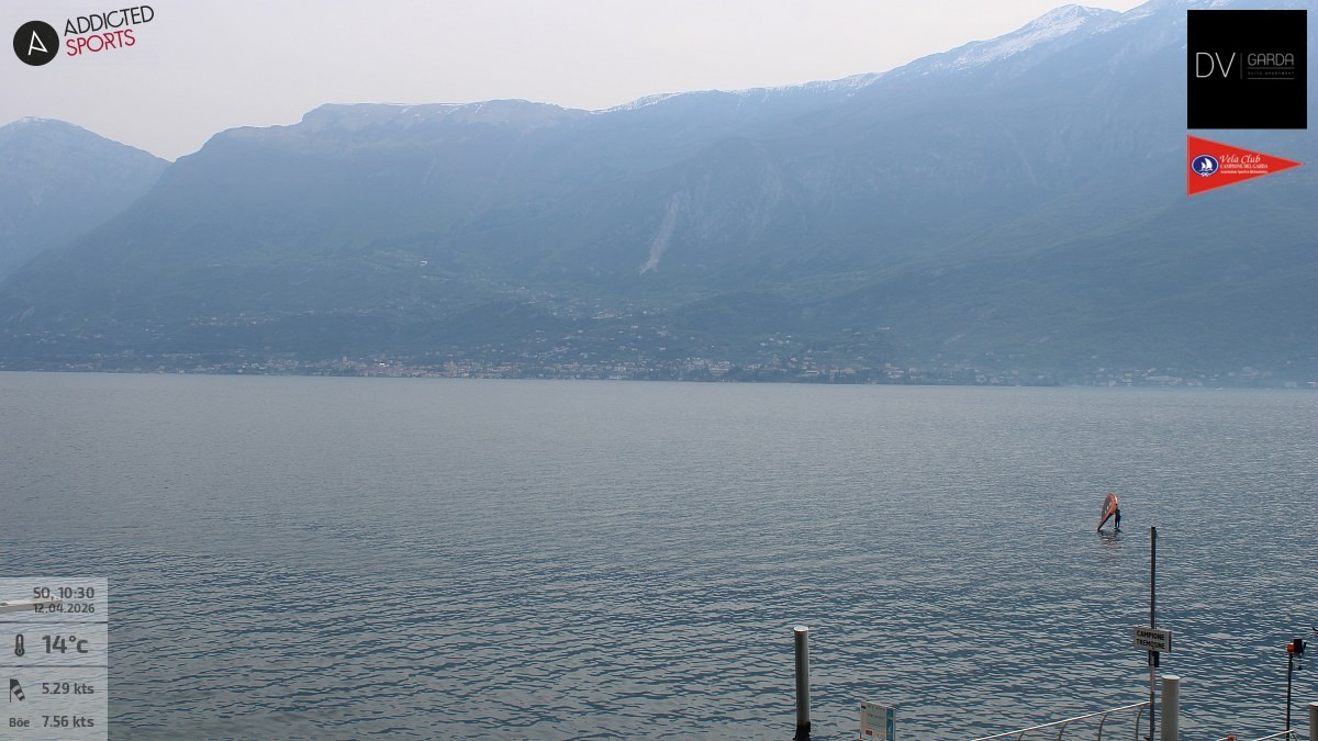 Archiv Foto Webcam Gardasee Campione del Garda