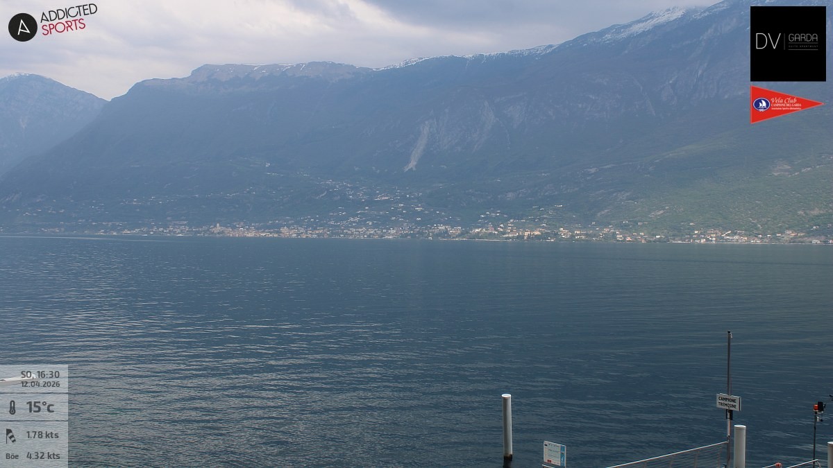 Archiv Foto Webcam Gardasee Campione del Garda