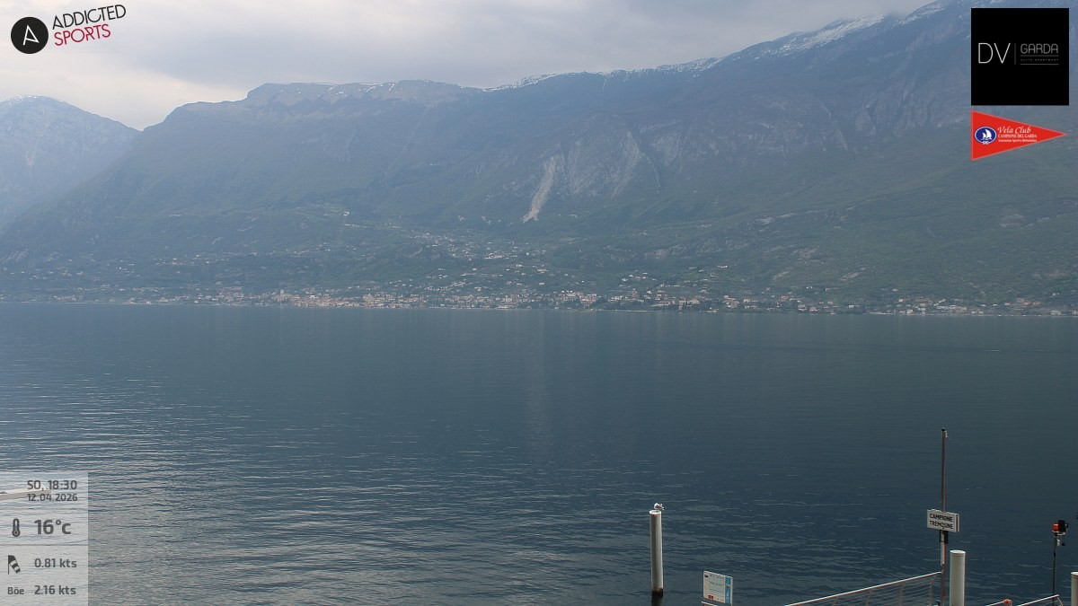 Archiv Foto Webcam Gardasee Campione del Garda