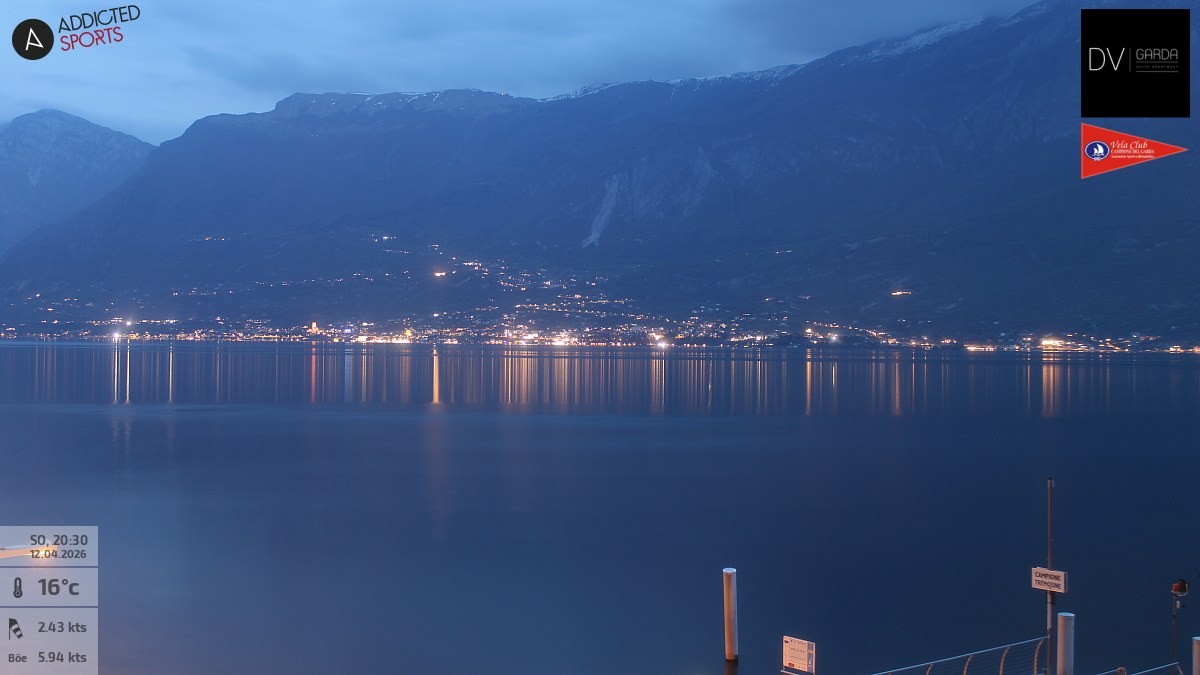 Archiv Foto Webcam Gardasee Campione del Garda