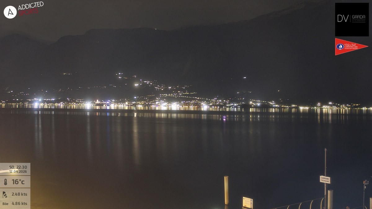 Archived image Webcam Campione del Garda - Lake Garda