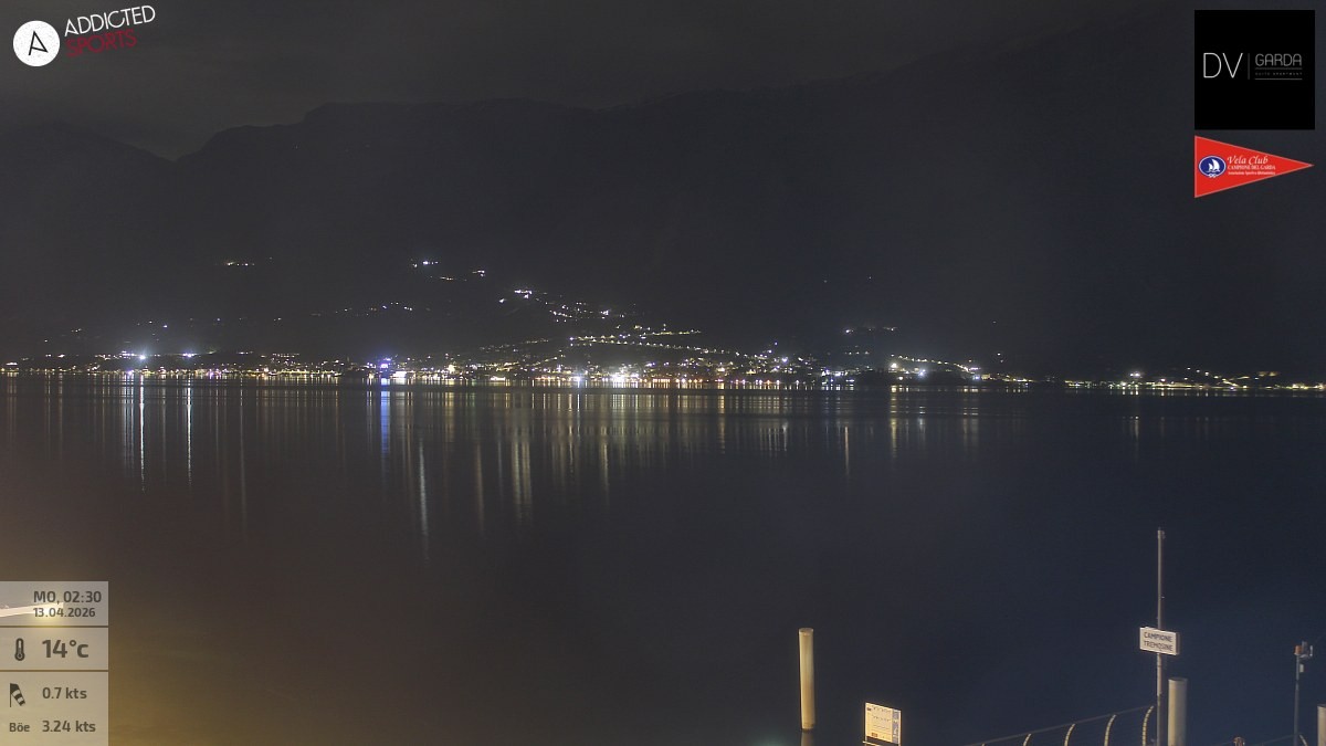 Archived image Webcam Campione del Garda - Lake Garda
