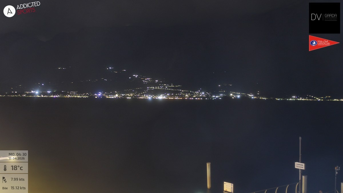 Archived image Webcam Campione del Garda - Lake Garda