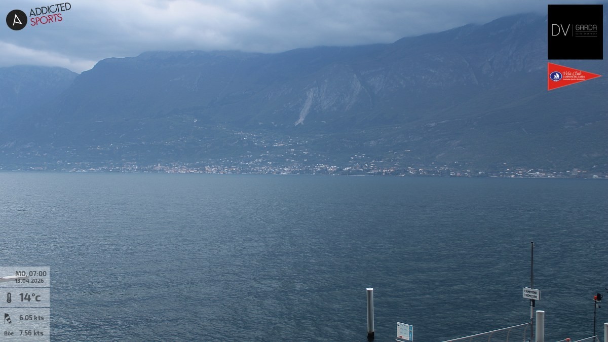 Archived image Webcam Campione del Garda - Lake Garda