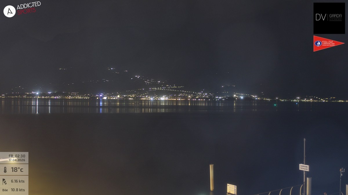 Archiv Foto Webcam Gardasee Campione del Garda