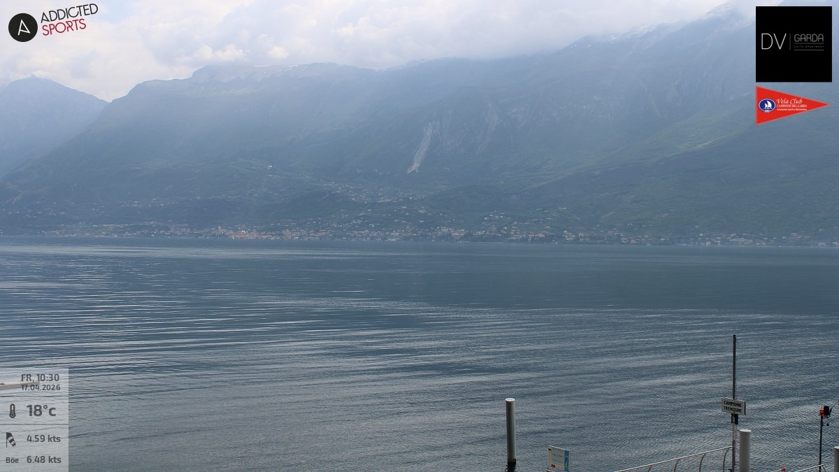 Archiv Foto Webcam Gardasee Campione del Garda