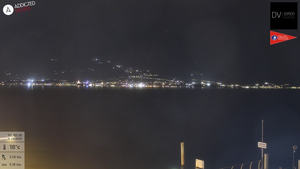 Archived image Webcam Campione del Garda - Lake Garda