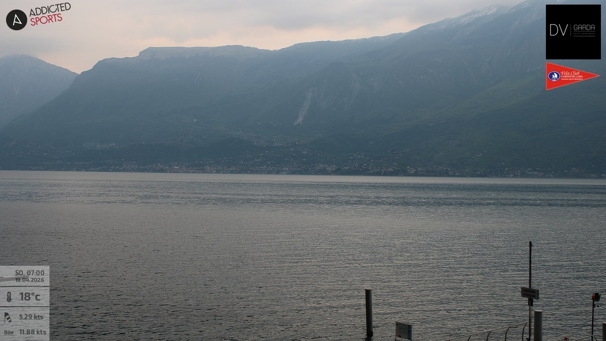 Archived image Webcam Campione del Garda - Lake Garda