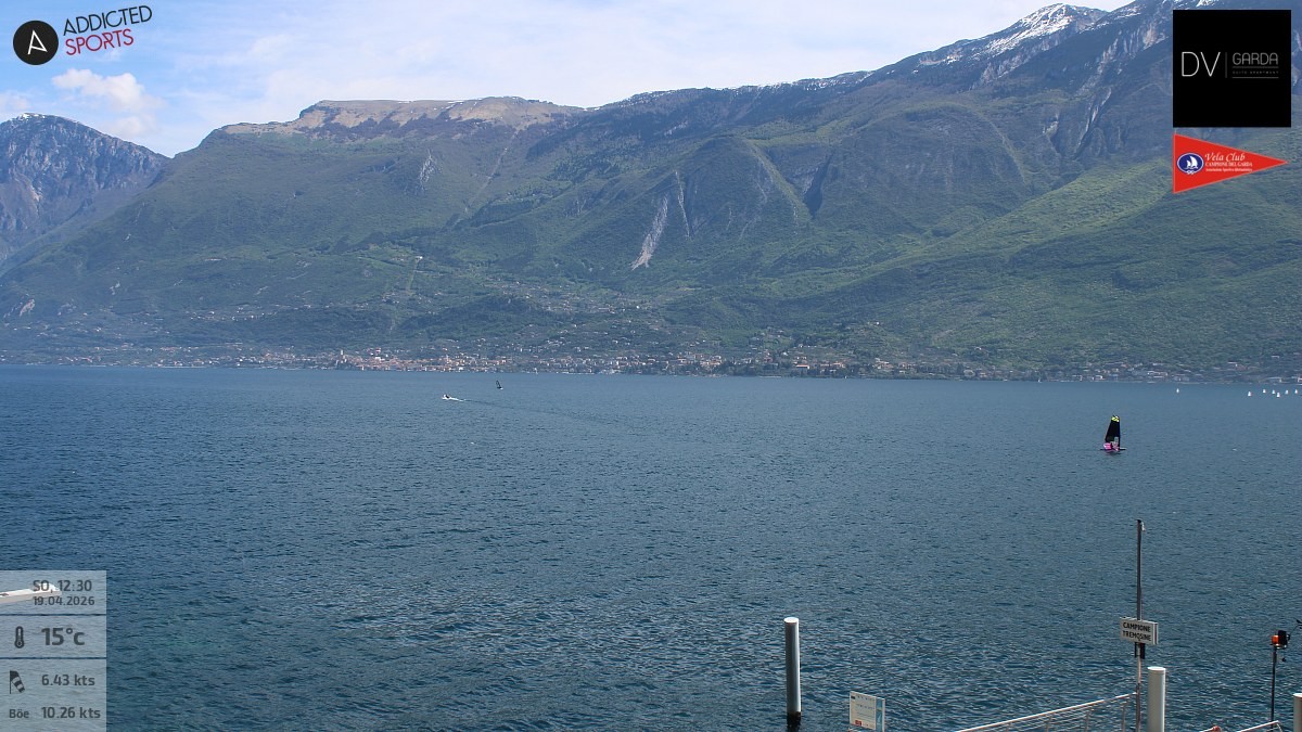 Archived image Webcam Campione del Garda - Lake Garda