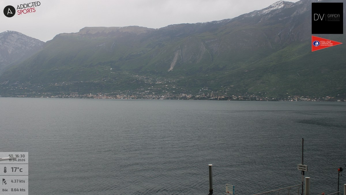 Archived image Webcam Campione del Garda - Lake Garda