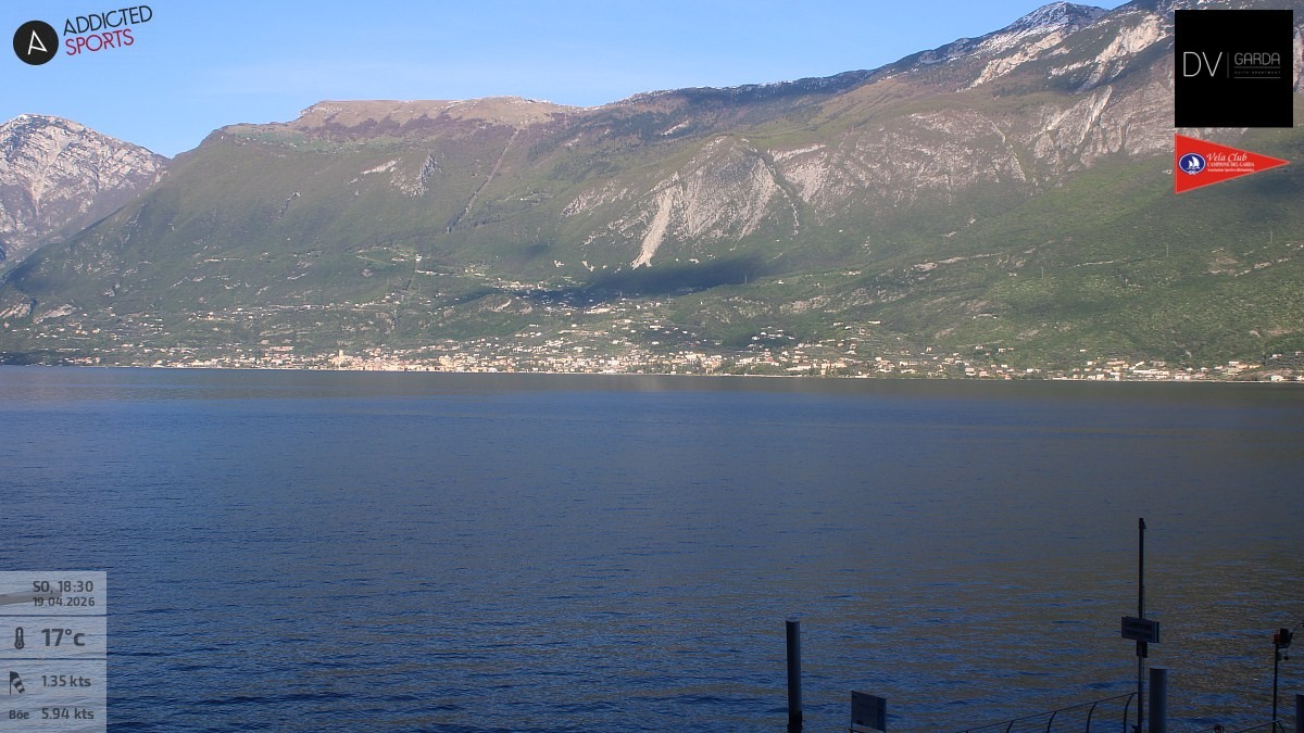 Archived image Webcam Campione del Garda - Lake Garda