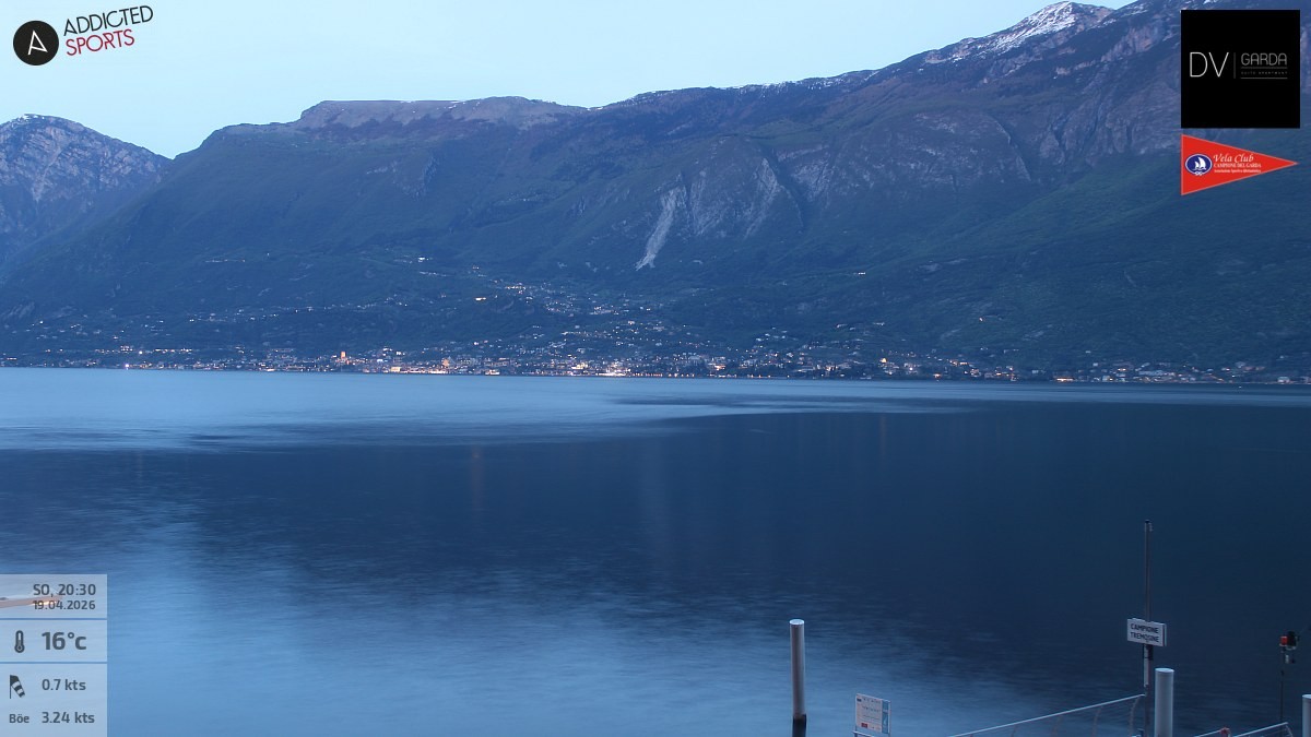 Archived image Webcam Campione del Garda - Lake Garda