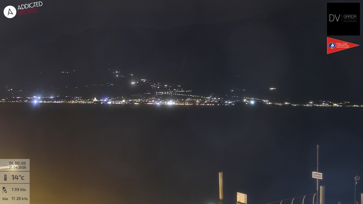 Archived image Webcam Campione del Garda - Lake Garda