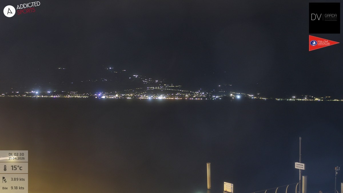 Archived image Webcam Campione del Garda - Lake Garda