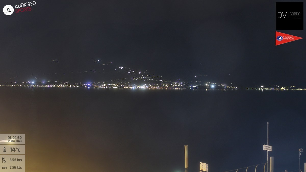 Archived image Webcam Campione del Garda - Lake Garda