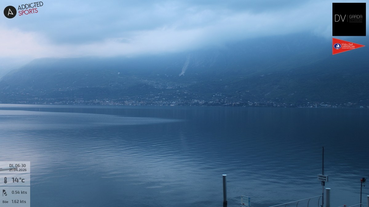 Archived image Webcam Campione del Garda - Lake Garda