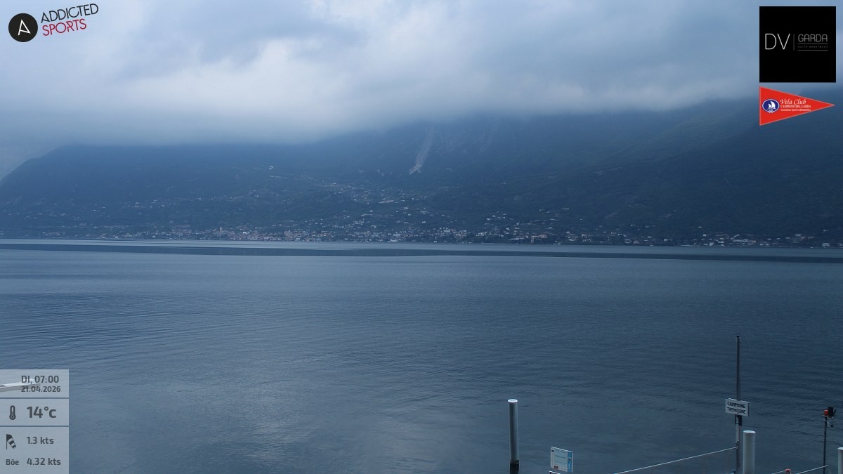 Archived image Webcam Campione del Garda - Lake Garda