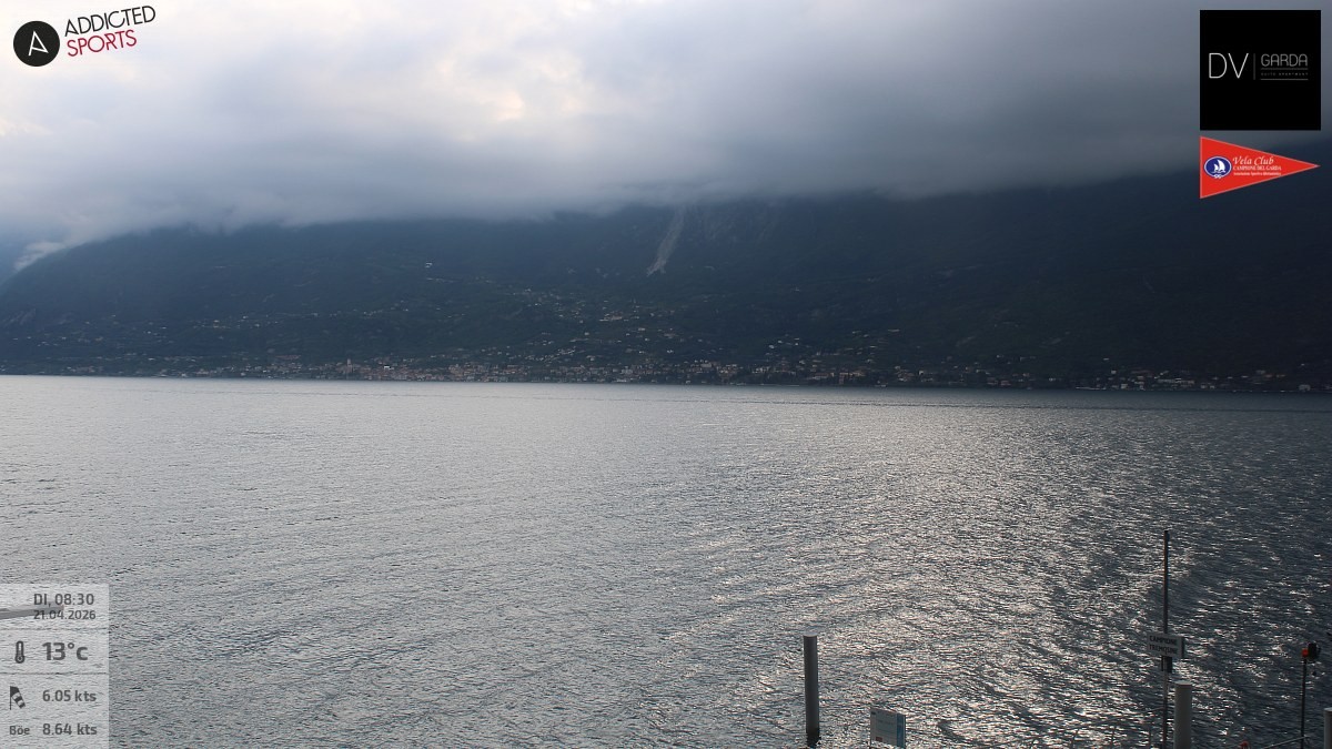 Archived image Webcam Campione del Garda - Lake Garda