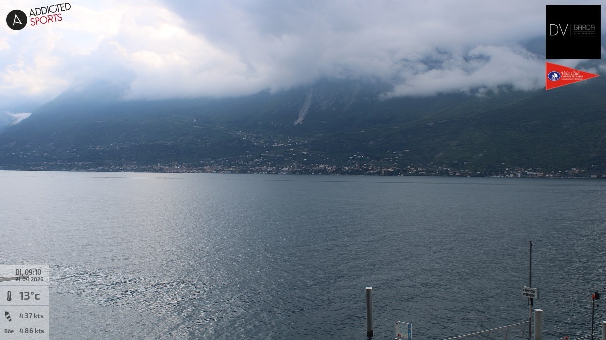 Archived image Webcam Campione del Garda - Lake Garda