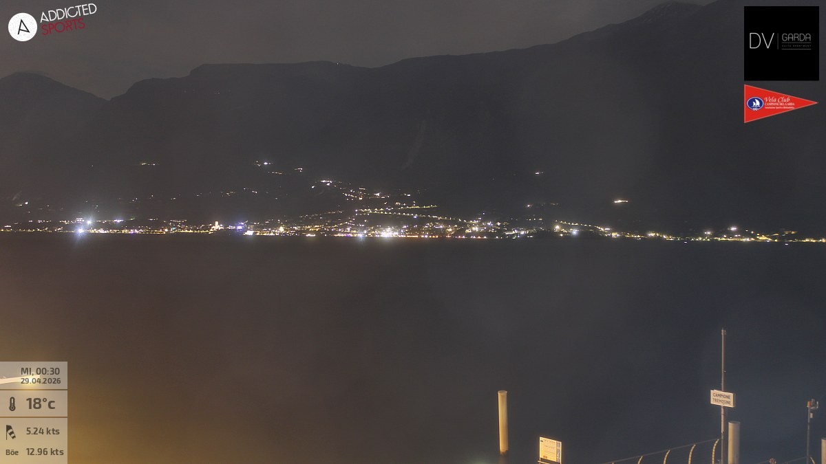 Archiv Foto Webcam Gardasee Campione del Garda