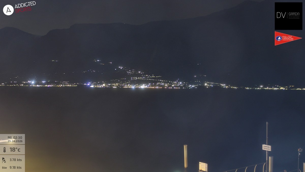 Archiv Foto Webcam Gardasee Campione del Garda