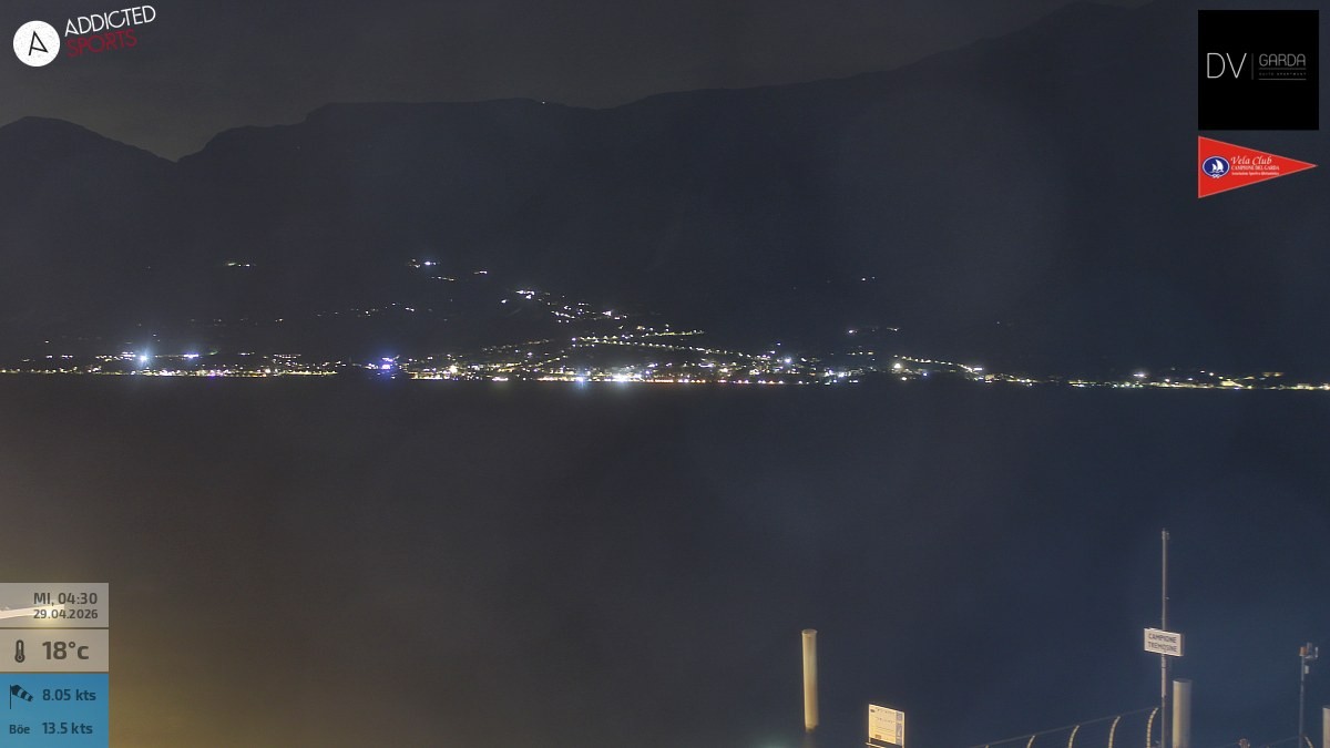 Archiv Foto Webcam Gardasee Campione del Garda