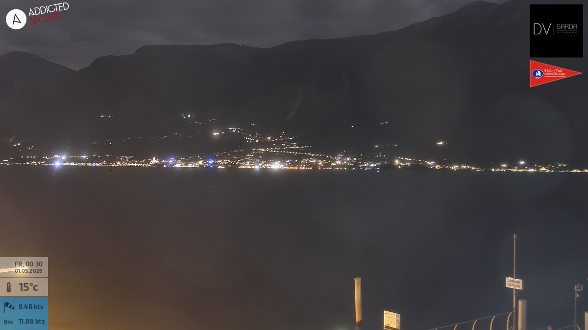 Archiv Foto Webcam Gardasee Campione del Garda