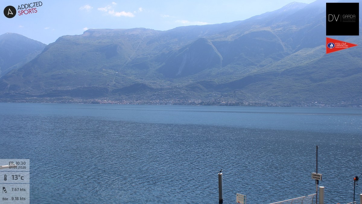 Archiv Foto Webcam Gardasee Campione del Garda