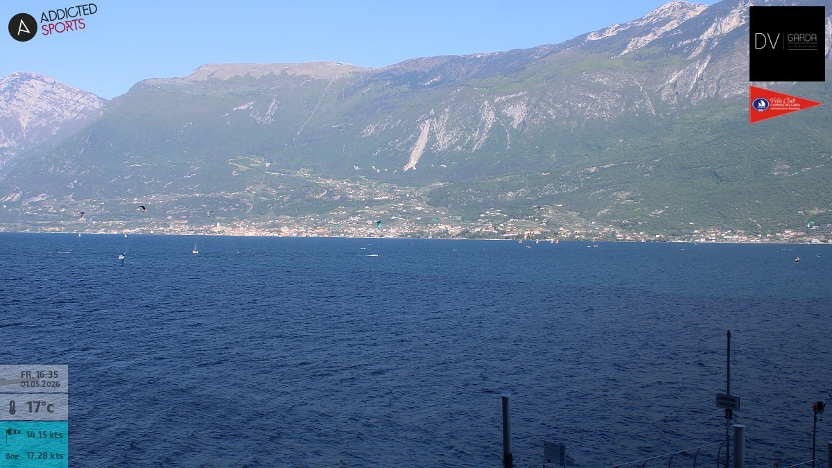 Archiv Foto Webcam Gardasee Campione del Garda