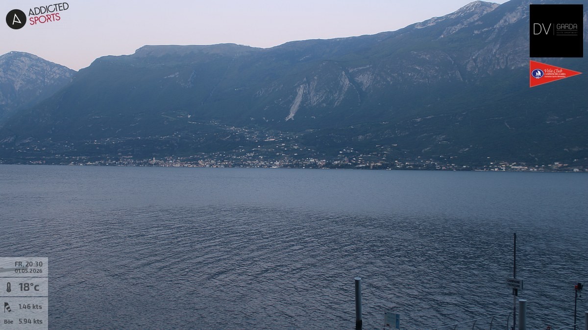 Archiv Foto Webcam Gardasee Campione del Garda